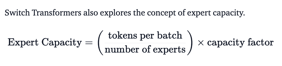 Expert Capacity